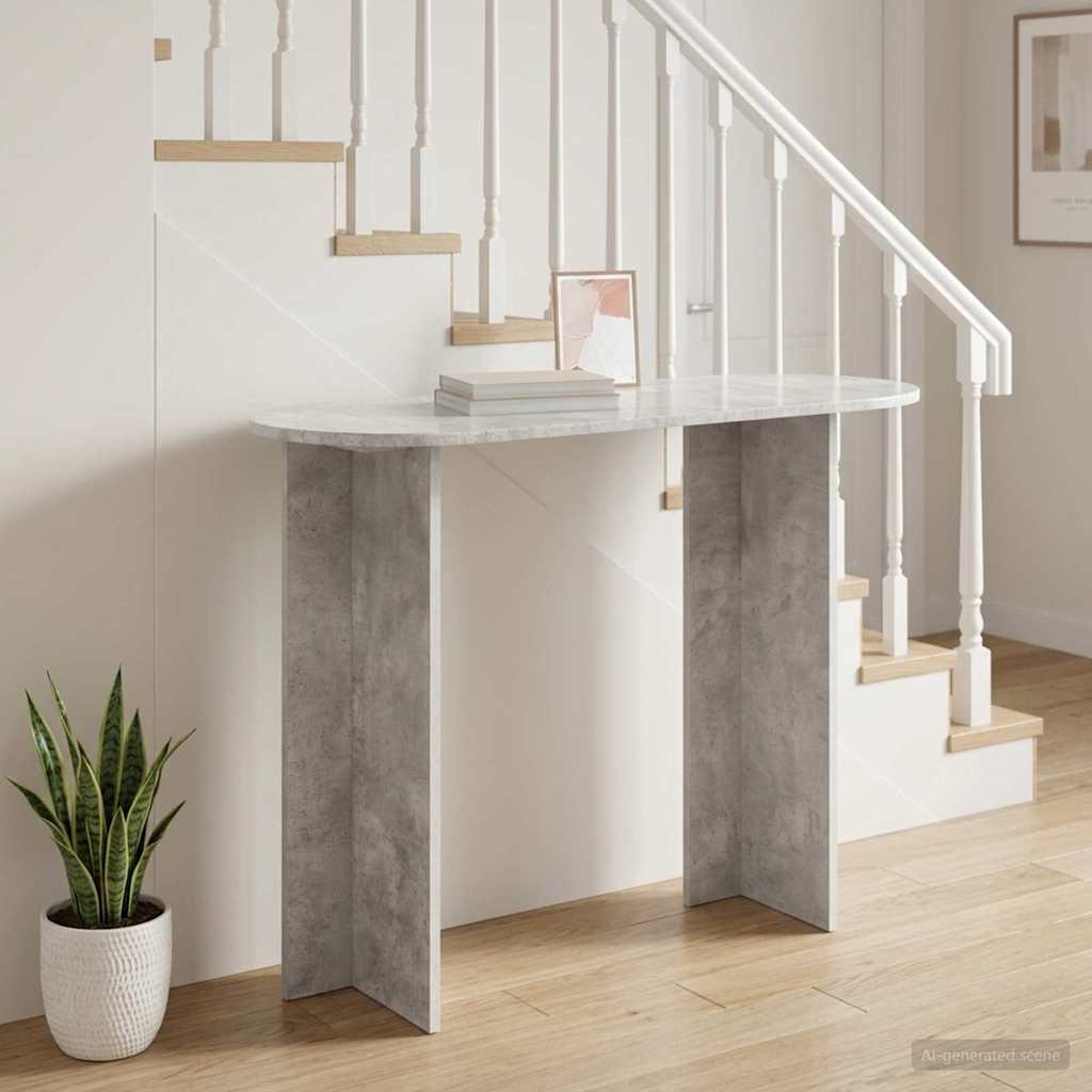 Console Table 100 X 39.5 X 75 Cm Engineered Wood