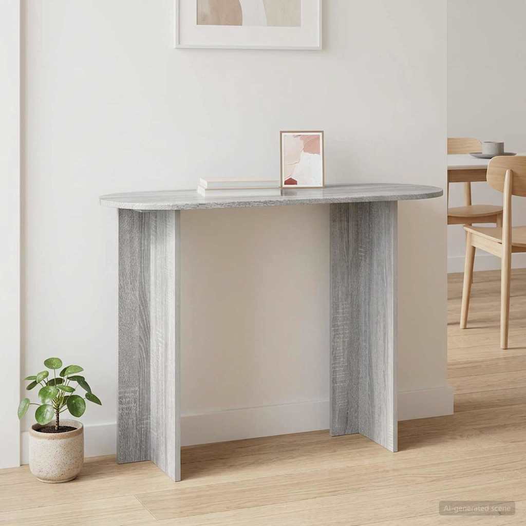 Console Table 100 X 39.5 X 75 Cm Engineered Wood