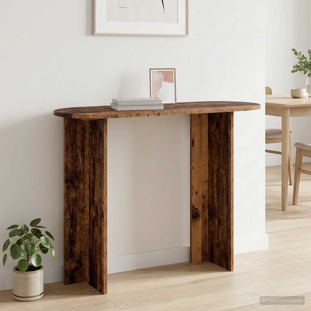 Console Table 100 X 39.5 X 75 Cm Engineered Wood