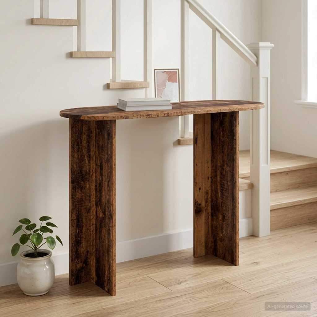 Console Table 100 X 39.5 X 75 Cm Engineered Wood