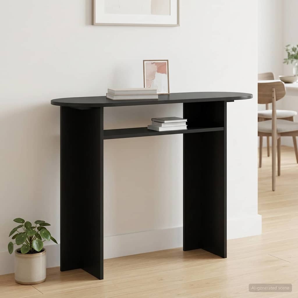 Console Table 100 X 39.5 X 75 Cm Engineered Wood