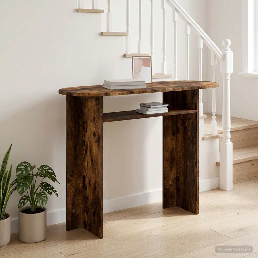 Console Table 100 X 39.5 X 75 Cm Engineered Wood