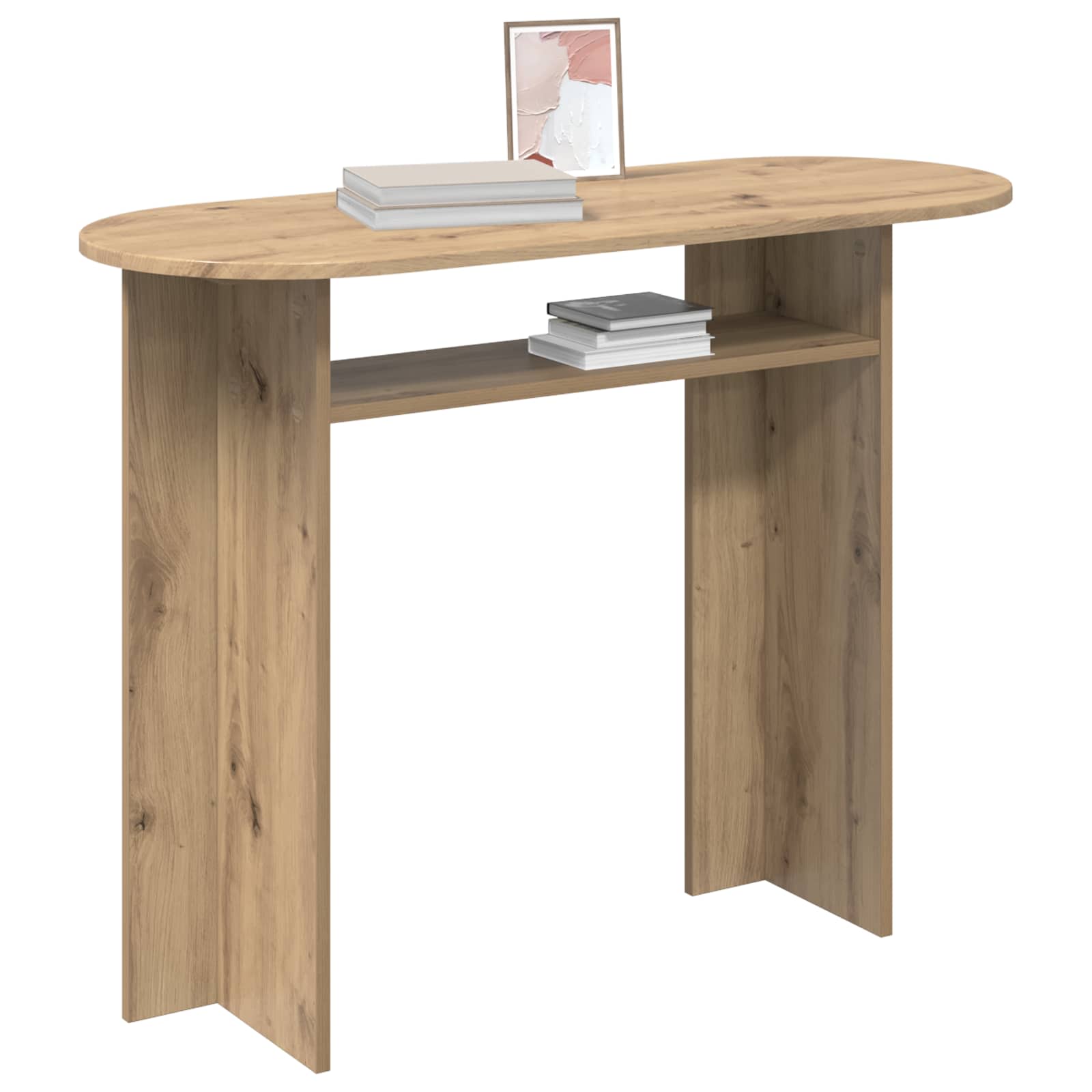 Console Table 100 X 39.5 X 75 Cm Engineered Wood