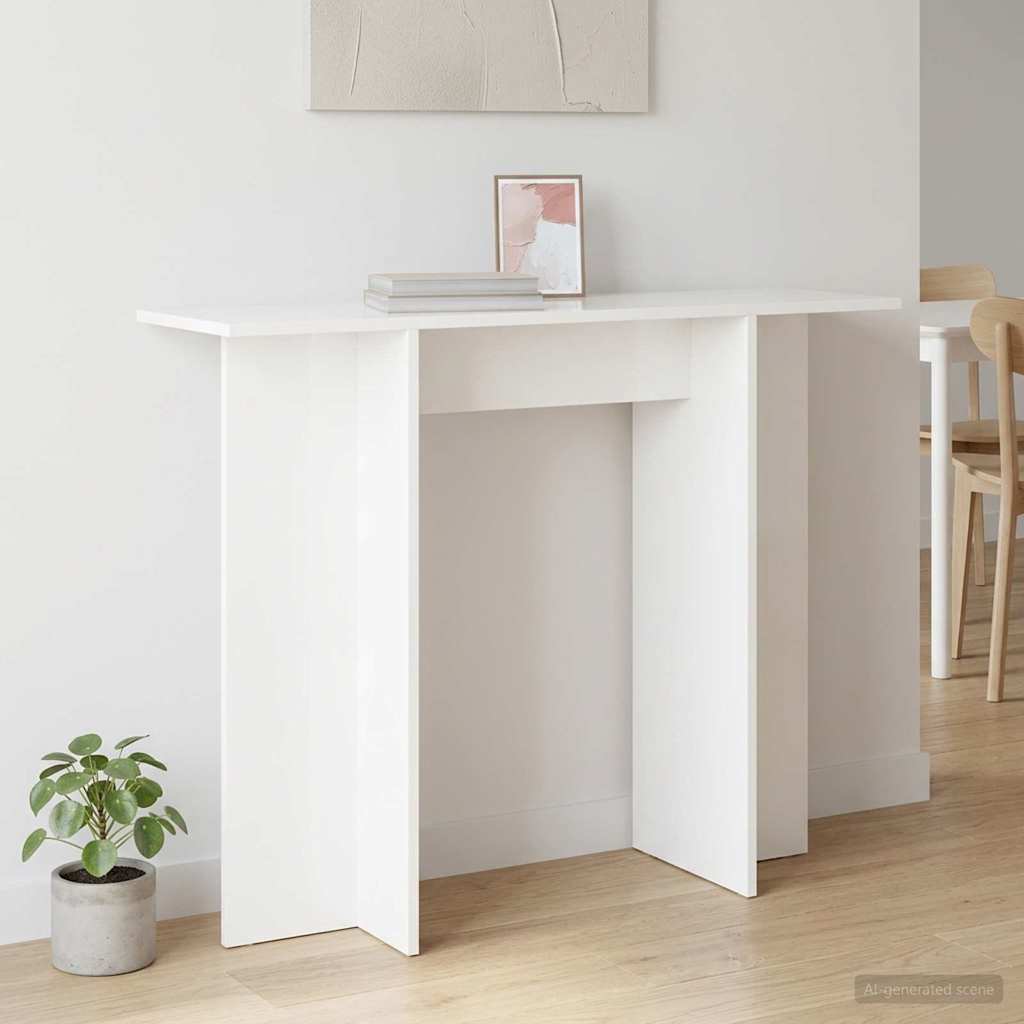 Console Table 100 X 30 X 75 Cm Engineered Wood