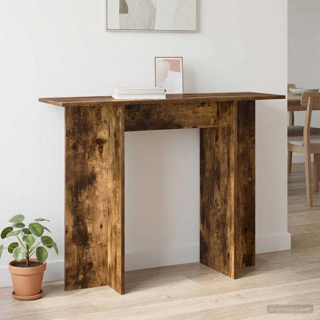 Console Table 100 X 30 X 75 Cm Engineered Wood