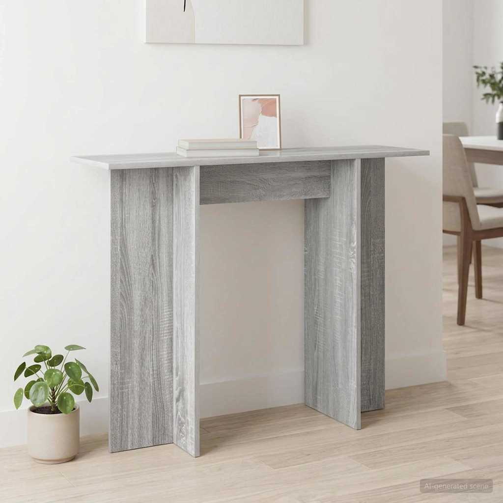 Console Table 100 X 30 X 75 Cm Engineered Wood