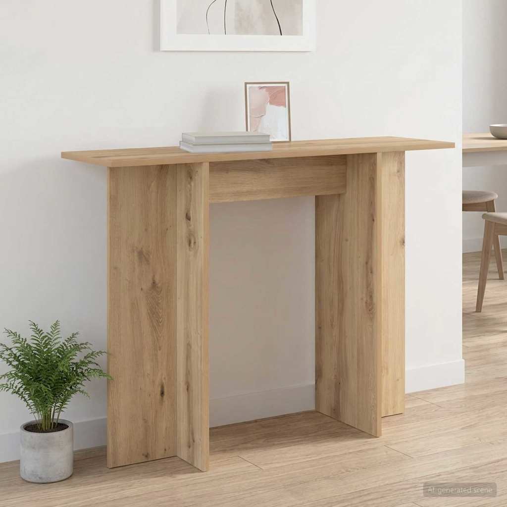 Console Table 100 X 30 X 75 Cm Engineered Wood
