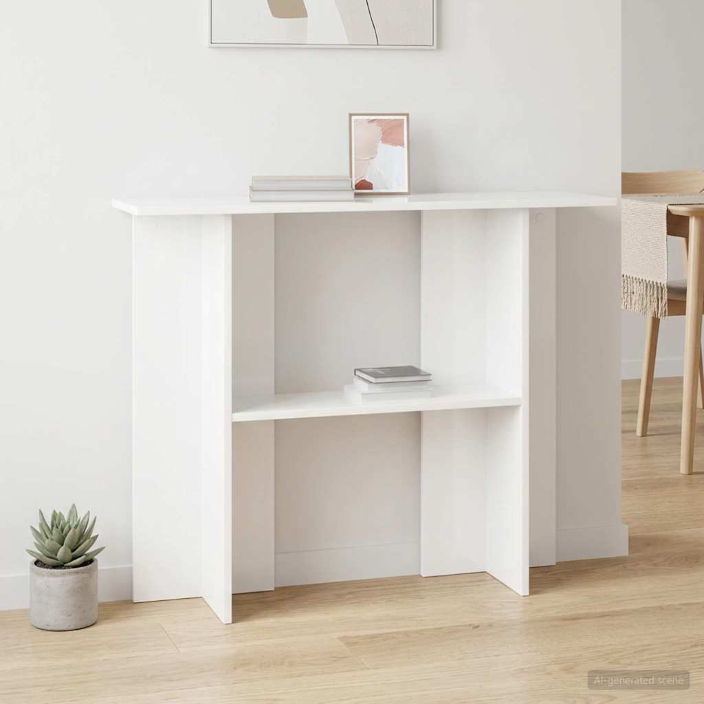 Console Table 100 X 30 X 75 Cm Engineered Wood