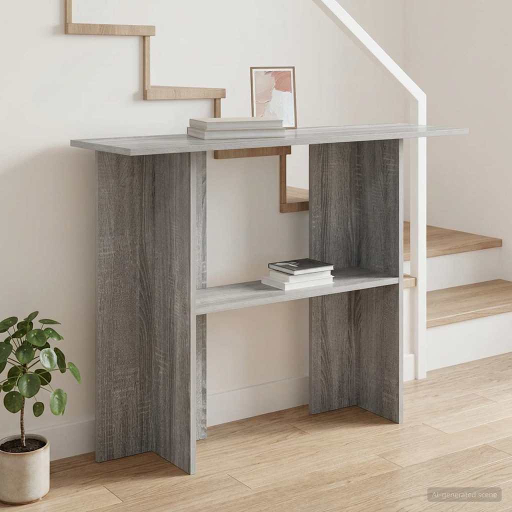 Console Table 100 X 30 X 75 Cm Engineered Wood