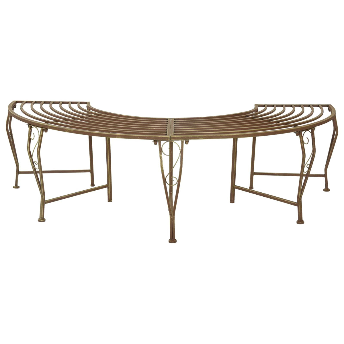 Garden Tree Bench 160 Cm Steel