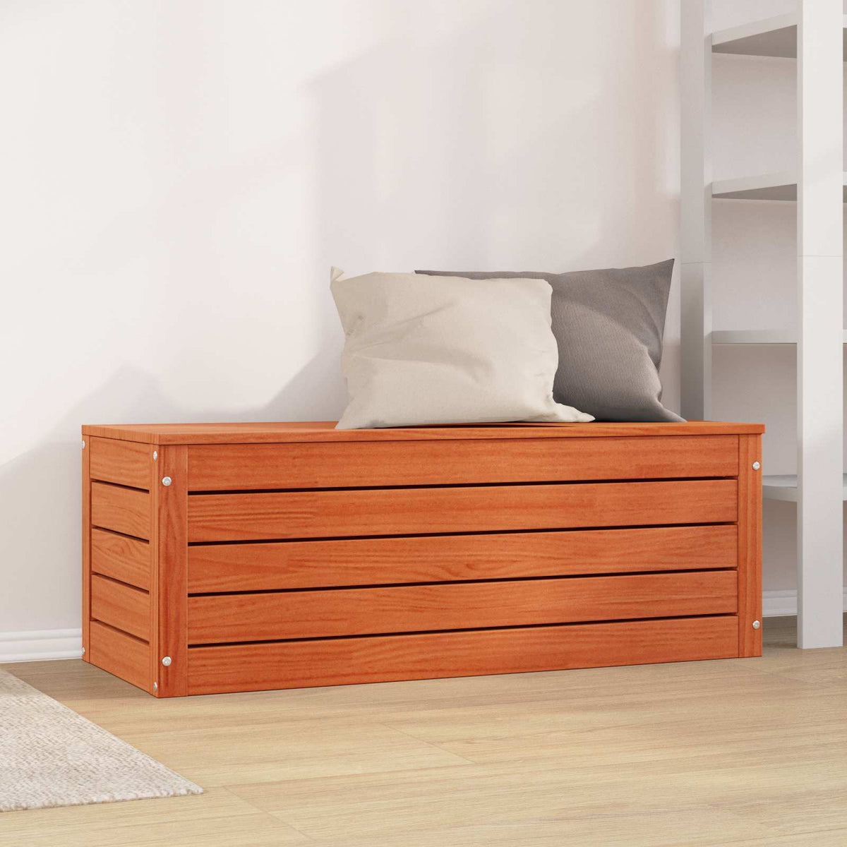 Storage Box Solid Wood Pine