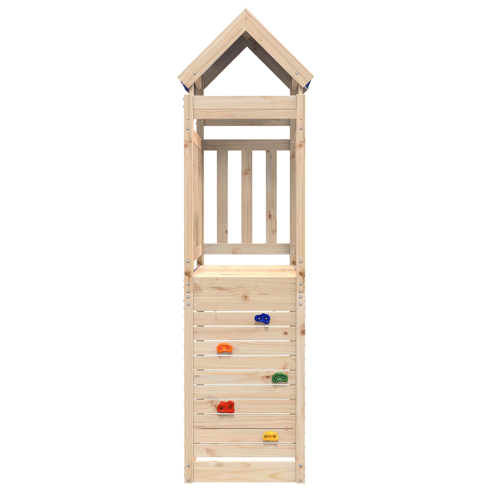 Play Tower Brown 110.5 X 52.5 X 215 Cm