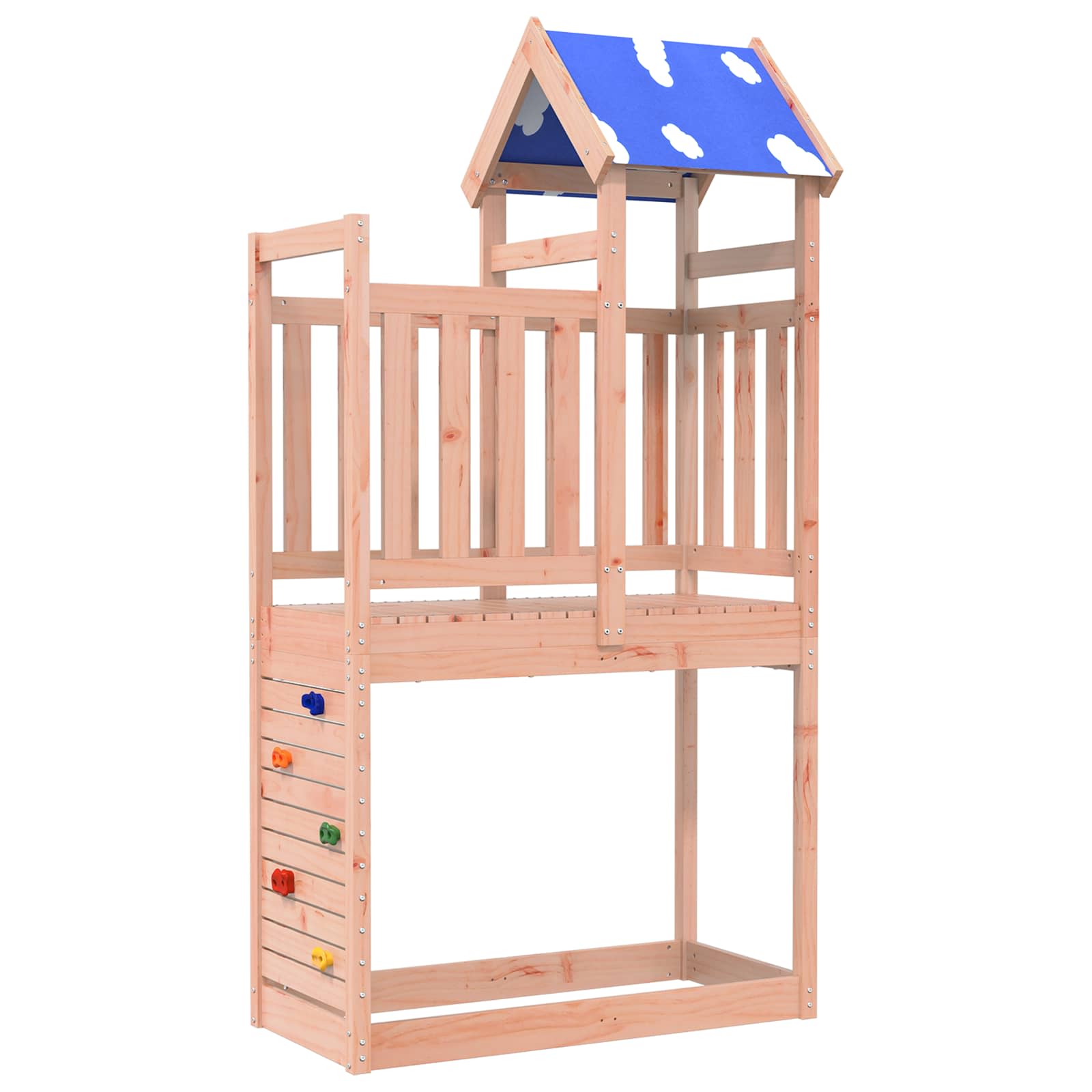 Play Tower Brown 110.5 X 52.5 X 215 Cm