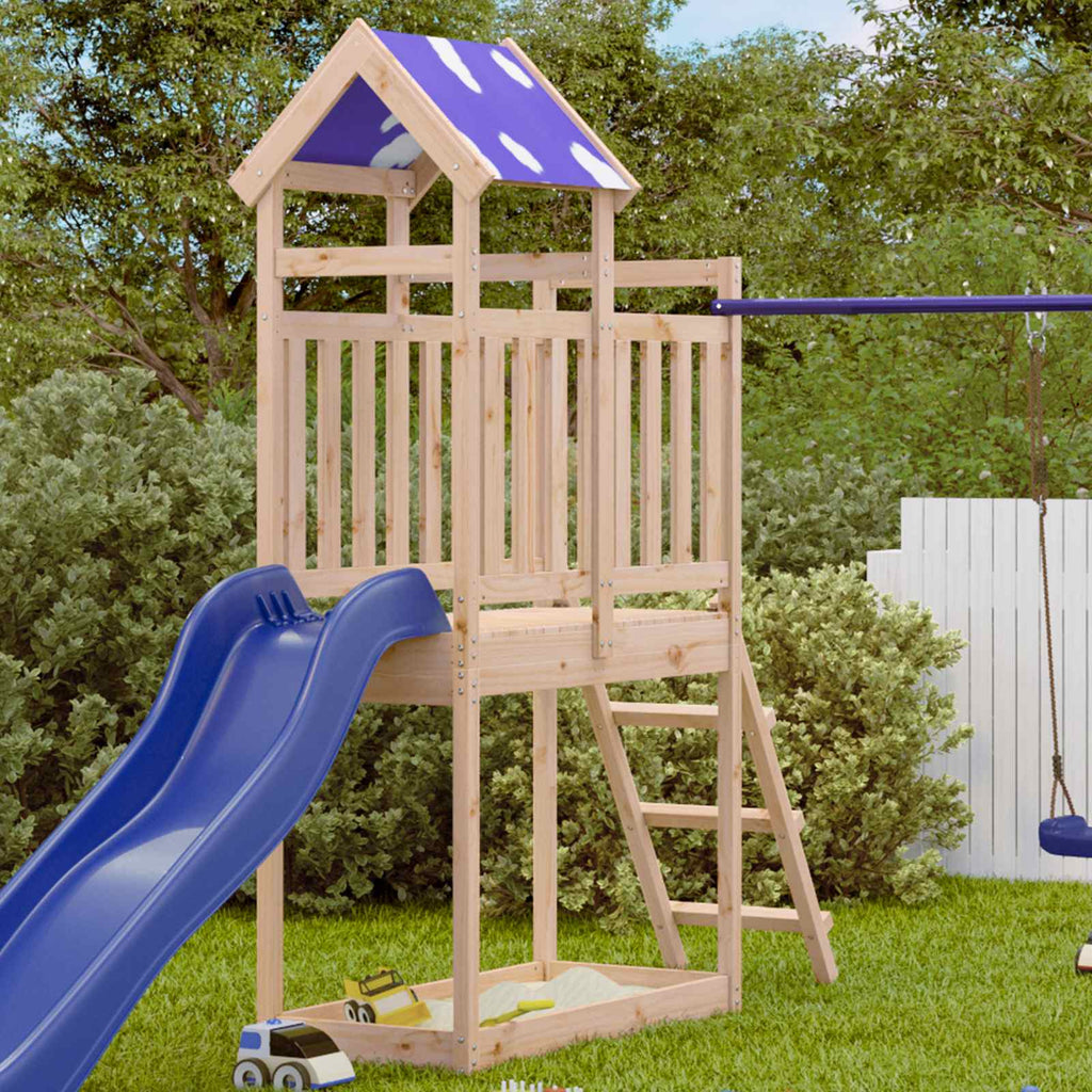 Play Tower Brown 52.5 X 110.5 X 215 Cm