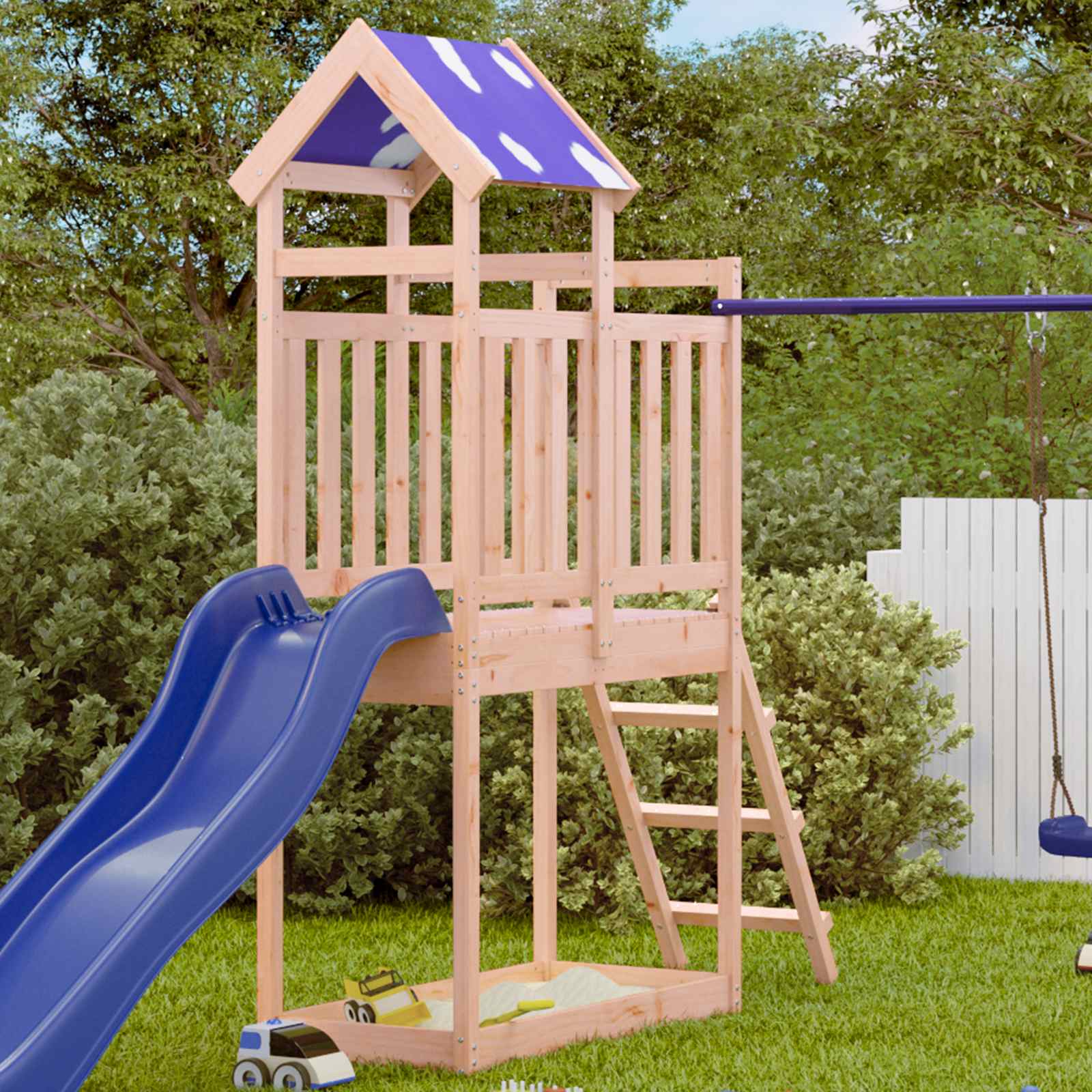 Play Tower Brown 52.5 X 110.5 X 215 Cm