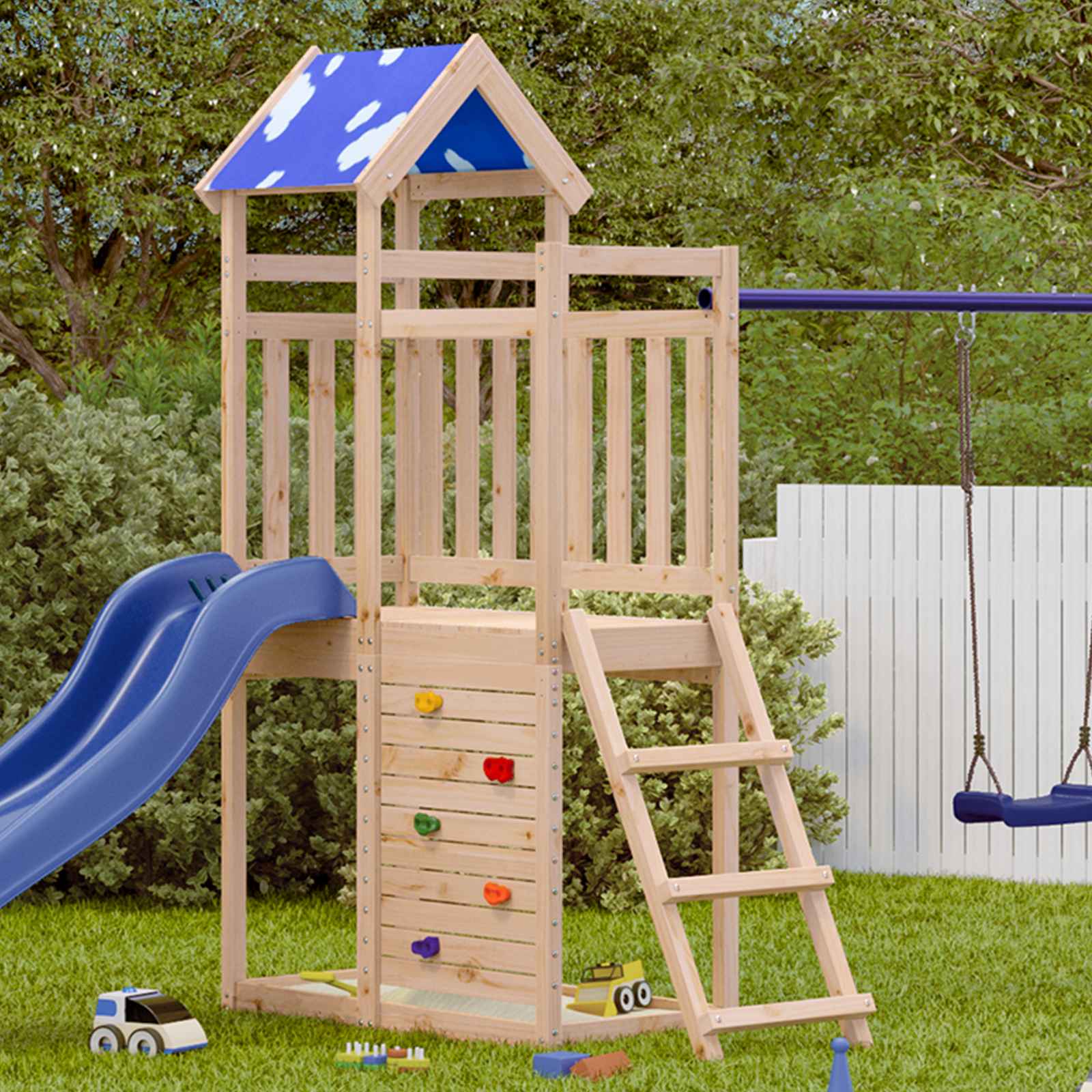 Play Tower Brown 110.5 X 52.5 X 215Cm