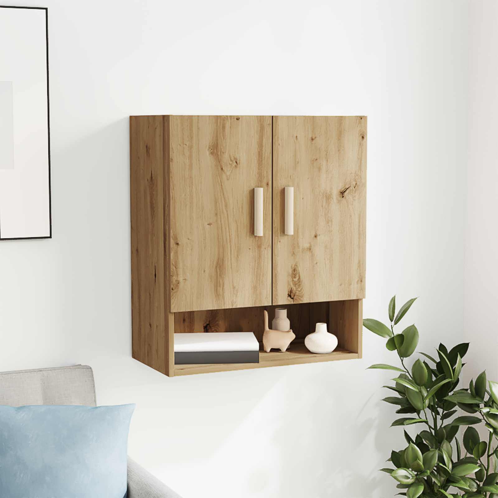 Wall Cabinet 60X31X70 Cm Engineered Wood