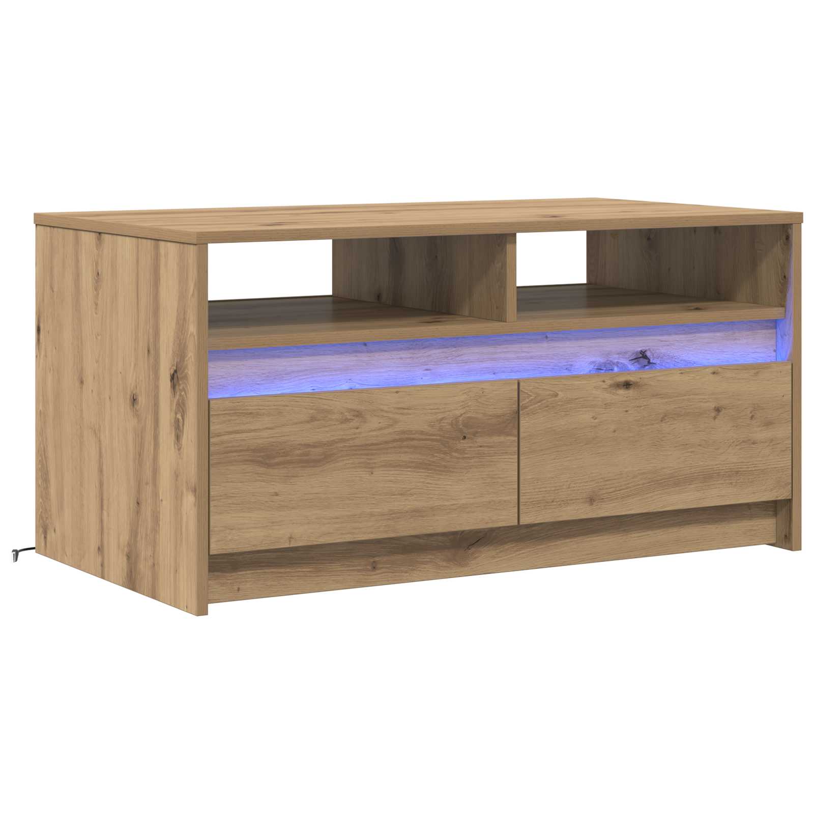 Coffee Table Artisian Oak 90 X 50 X 45 Cm Engineered Wood