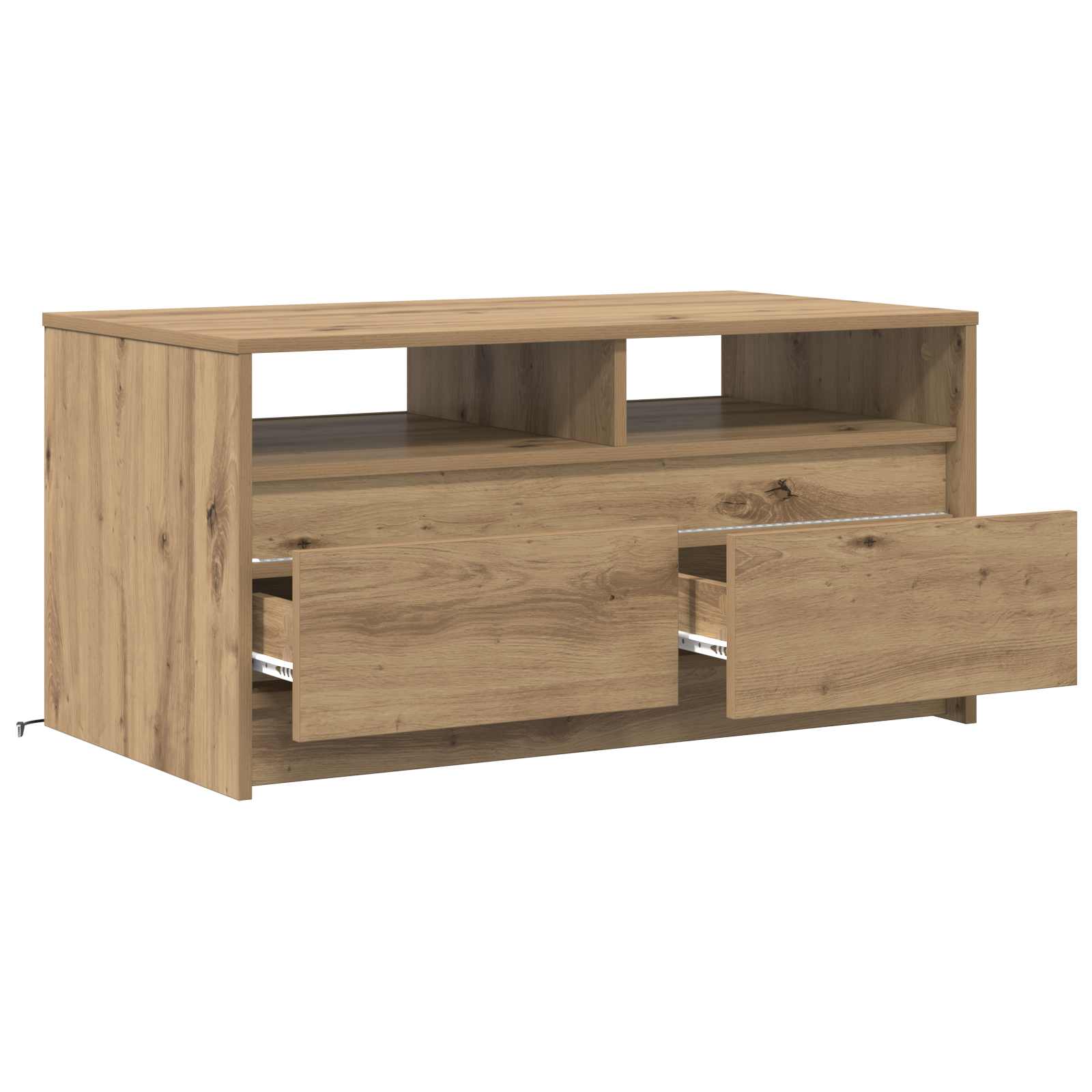 Coffee Table Artisian Oak 90 X 50 X 45 Cm Engineered Wood