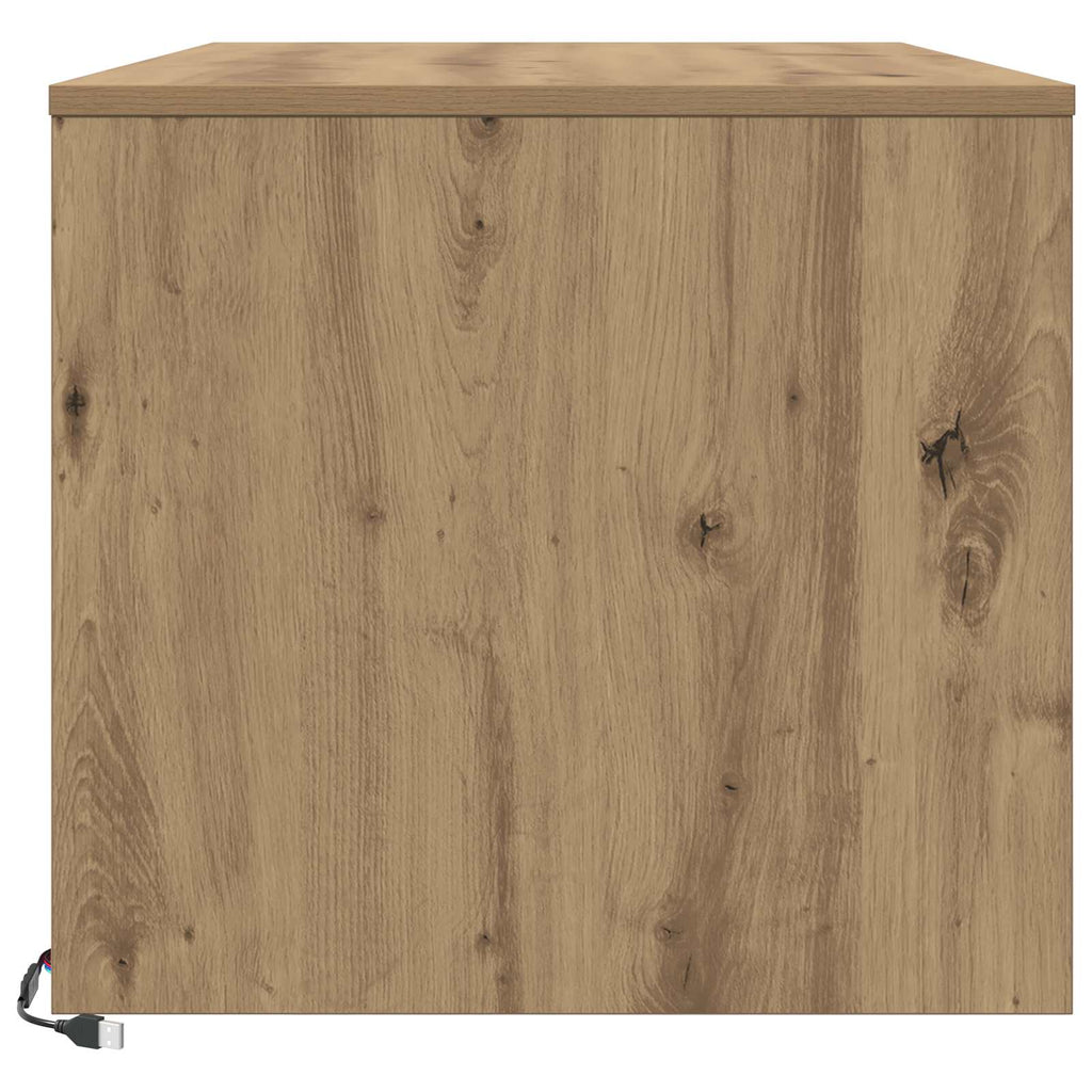 Coffee Table Artisian Oak 90 X 50 X 45 Cm Engineered Wood