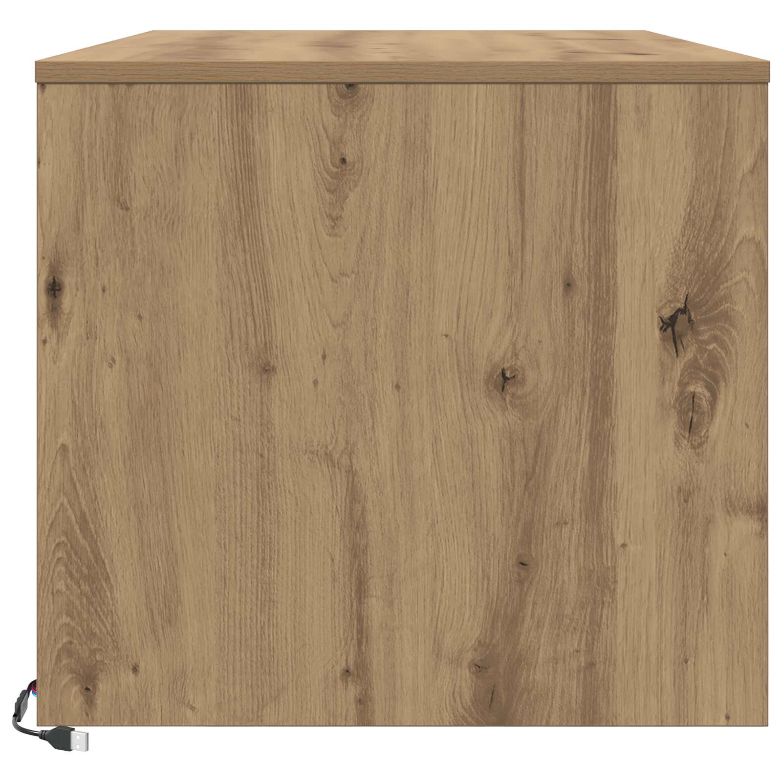 Coffee Table Artisian Oak 90 X 50 X 45 Cm Engineered Wood