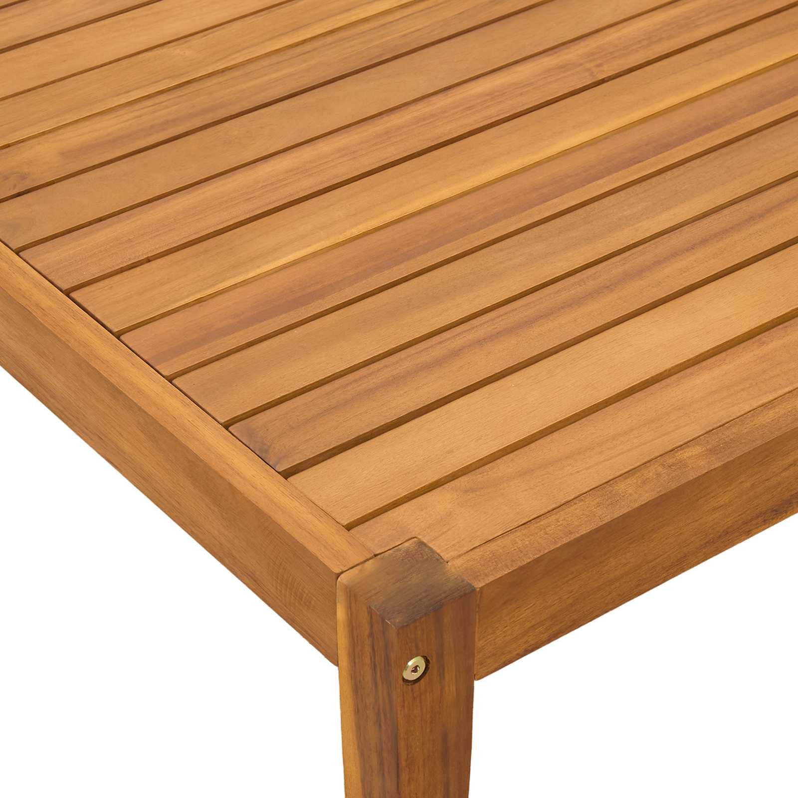 Solid Acacia Wood Natural 60 X 60 X 30 Cm