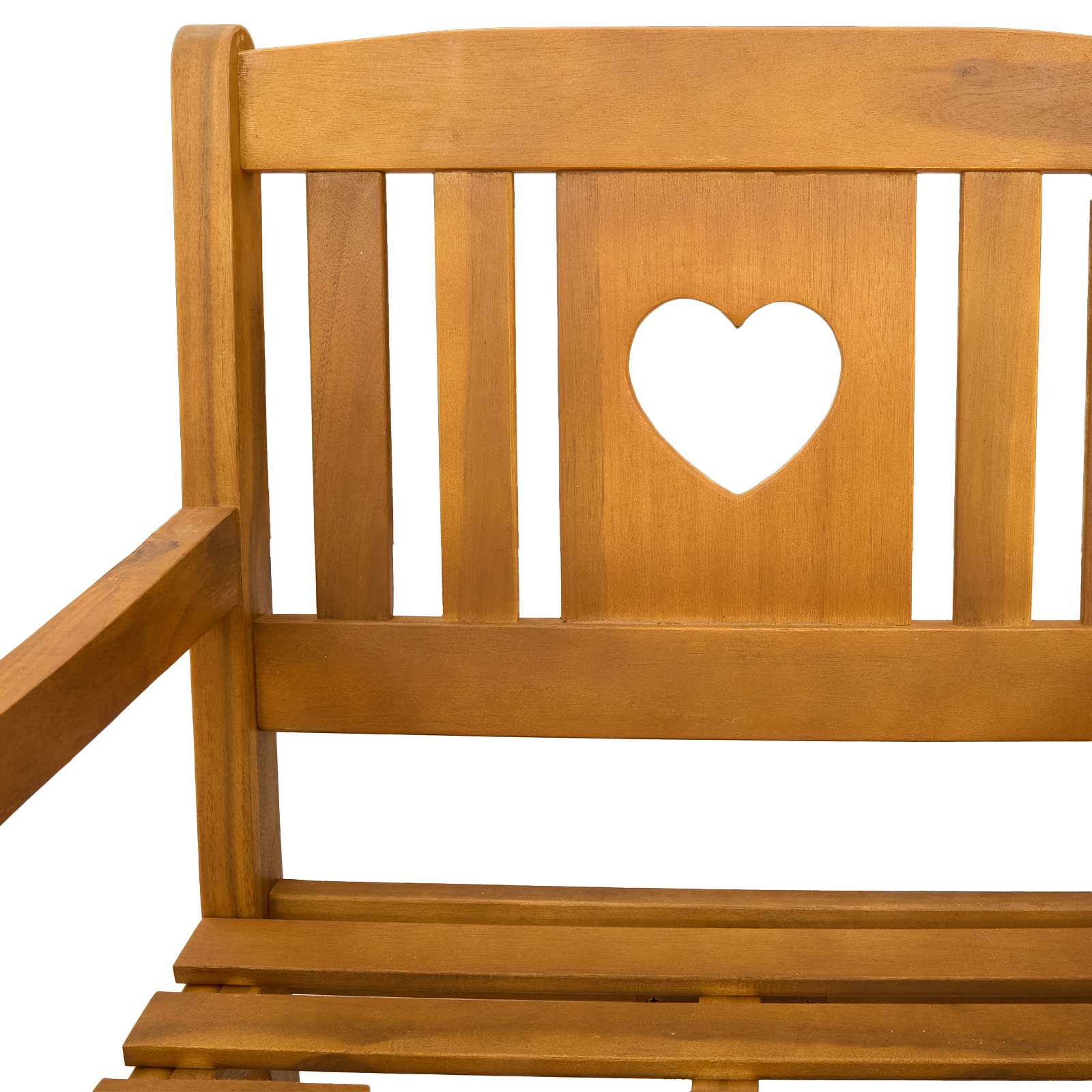Garden Chairs 2 Pcs Natural Solid Acacia Wood
