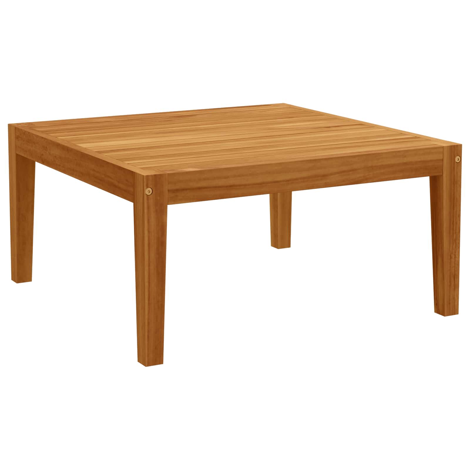 3 Piece Lounge Set Solid Acacia Wood Natural