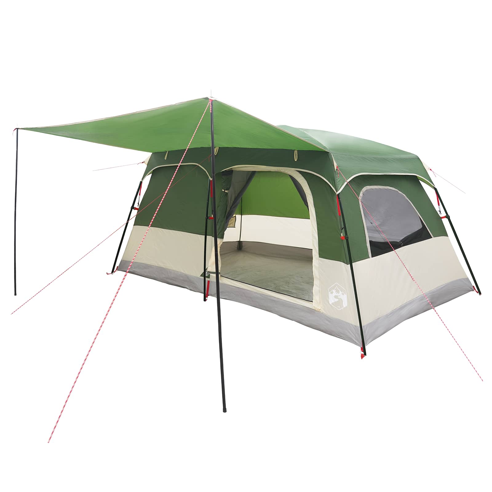 Family Tent Green 420 X 305 X 200 Cm Polyester And Steel