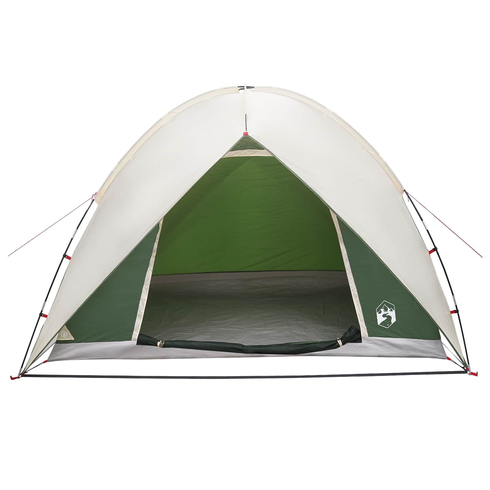 Camping Tent With Rainfly Water-Resistant Dome Green
