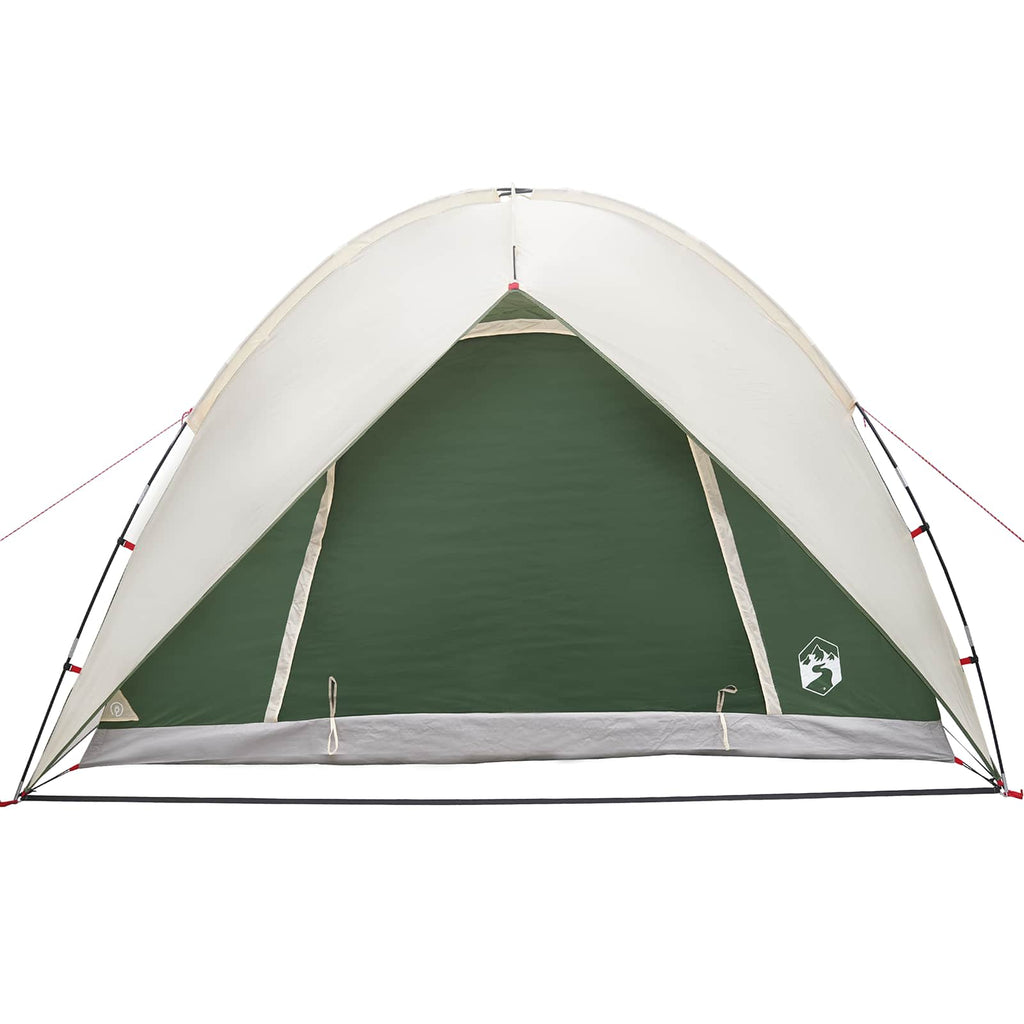 Camping Tent With Rainfly Water-Resistant Dome Green