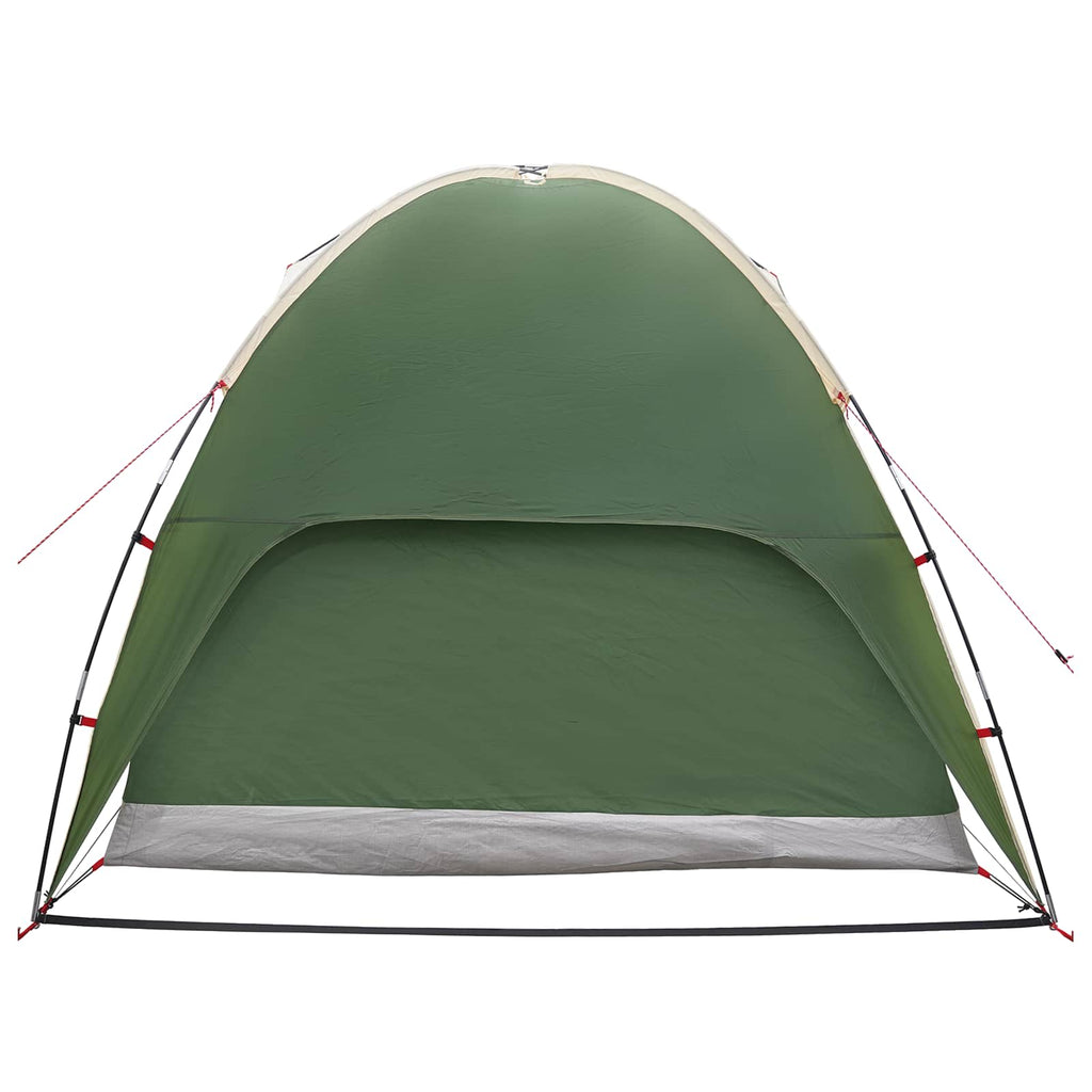 Camping Tent With Rainfly Water-Resistant Dome Green