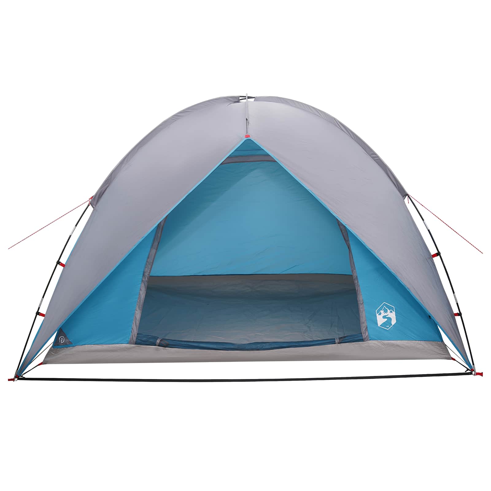 Camping Tent With Rainfly Water-Resistant Dome Blue