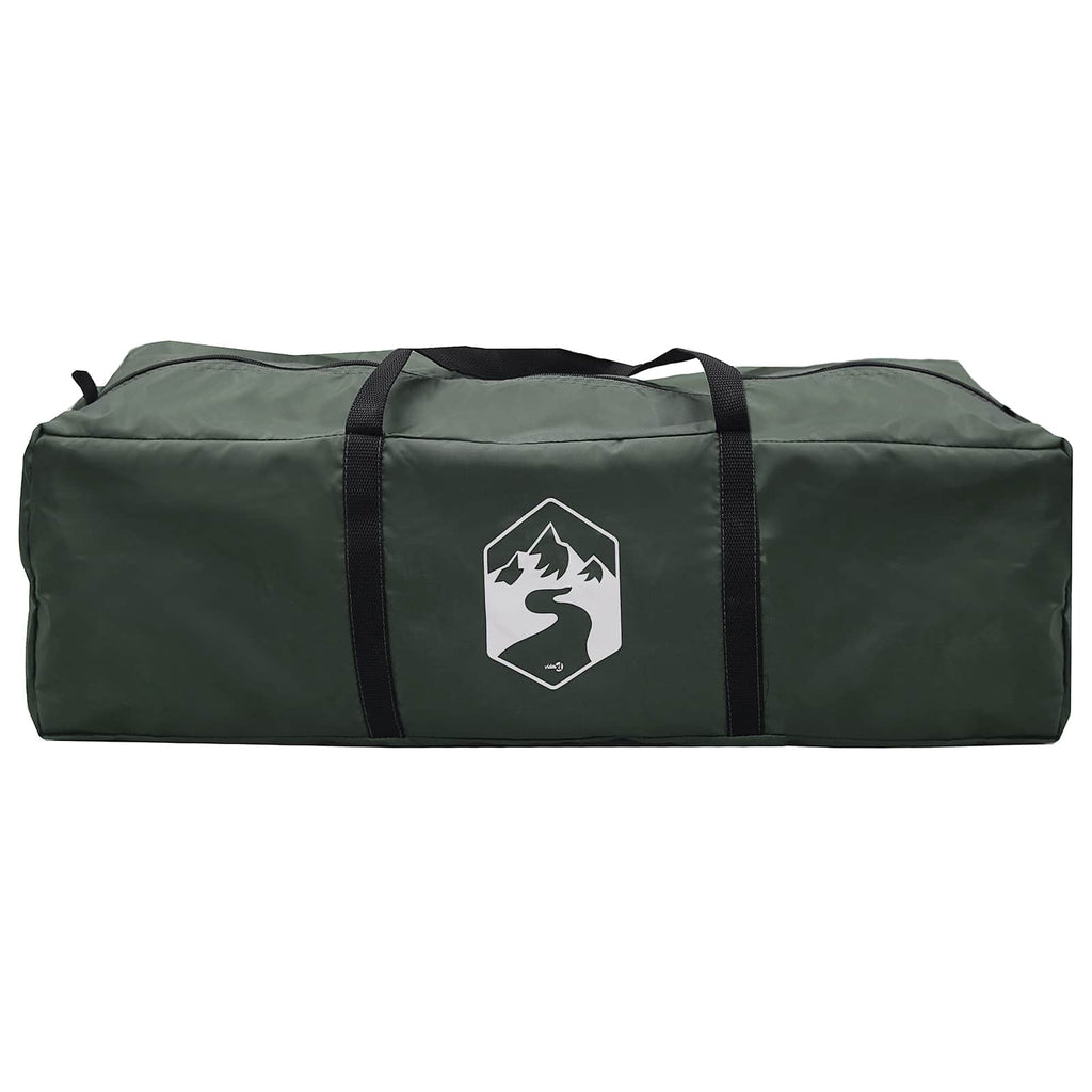 Camping Tent With Rainfly Water-Resistant Dome Army Green
