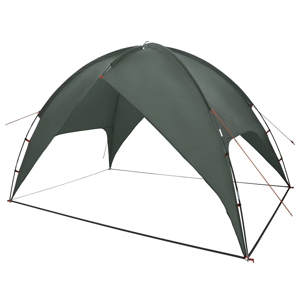 Camping Tent With Rainfly Water-Resistant Dome Army Green