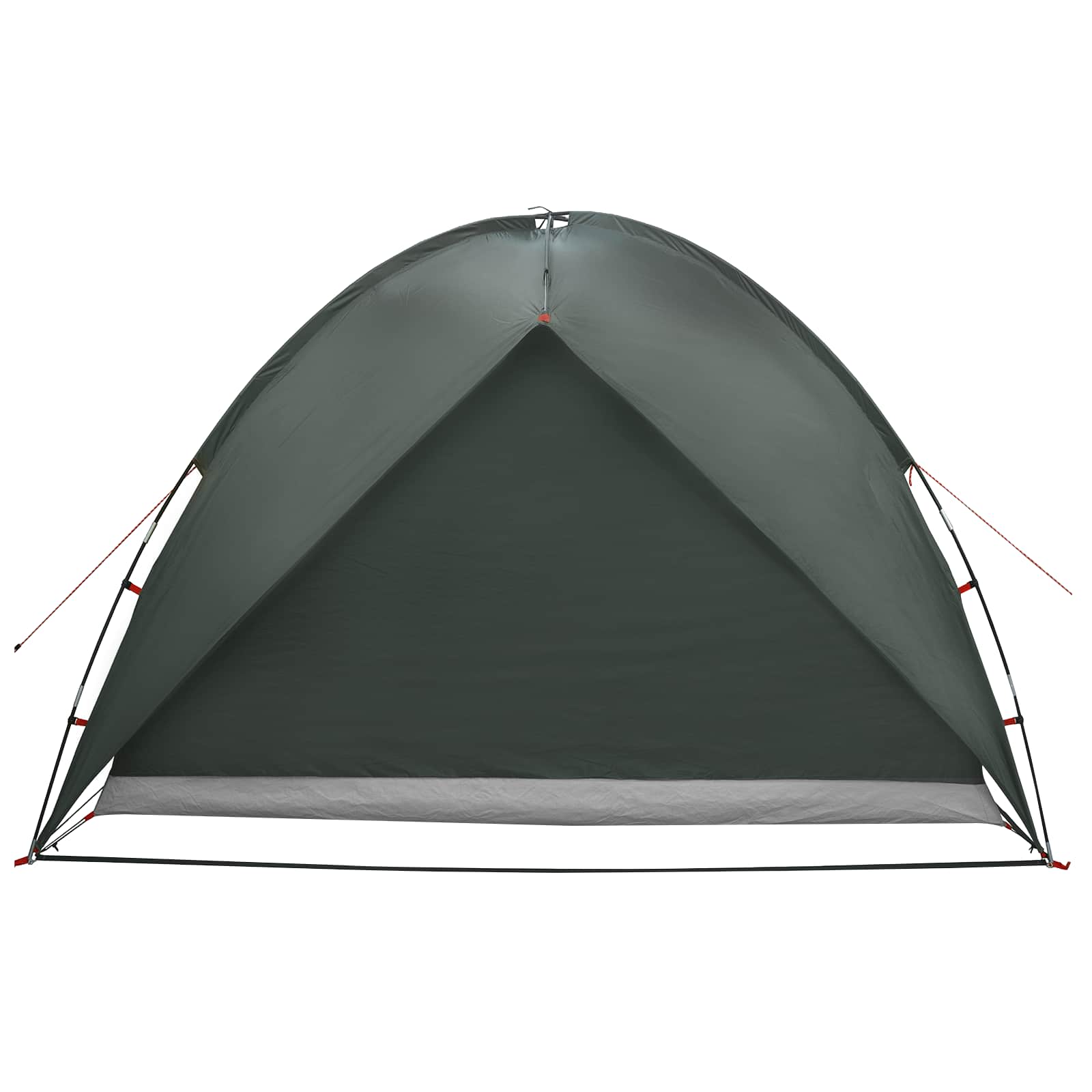 Camping Tent With Rainfly Water-Resistant Dome Army Green