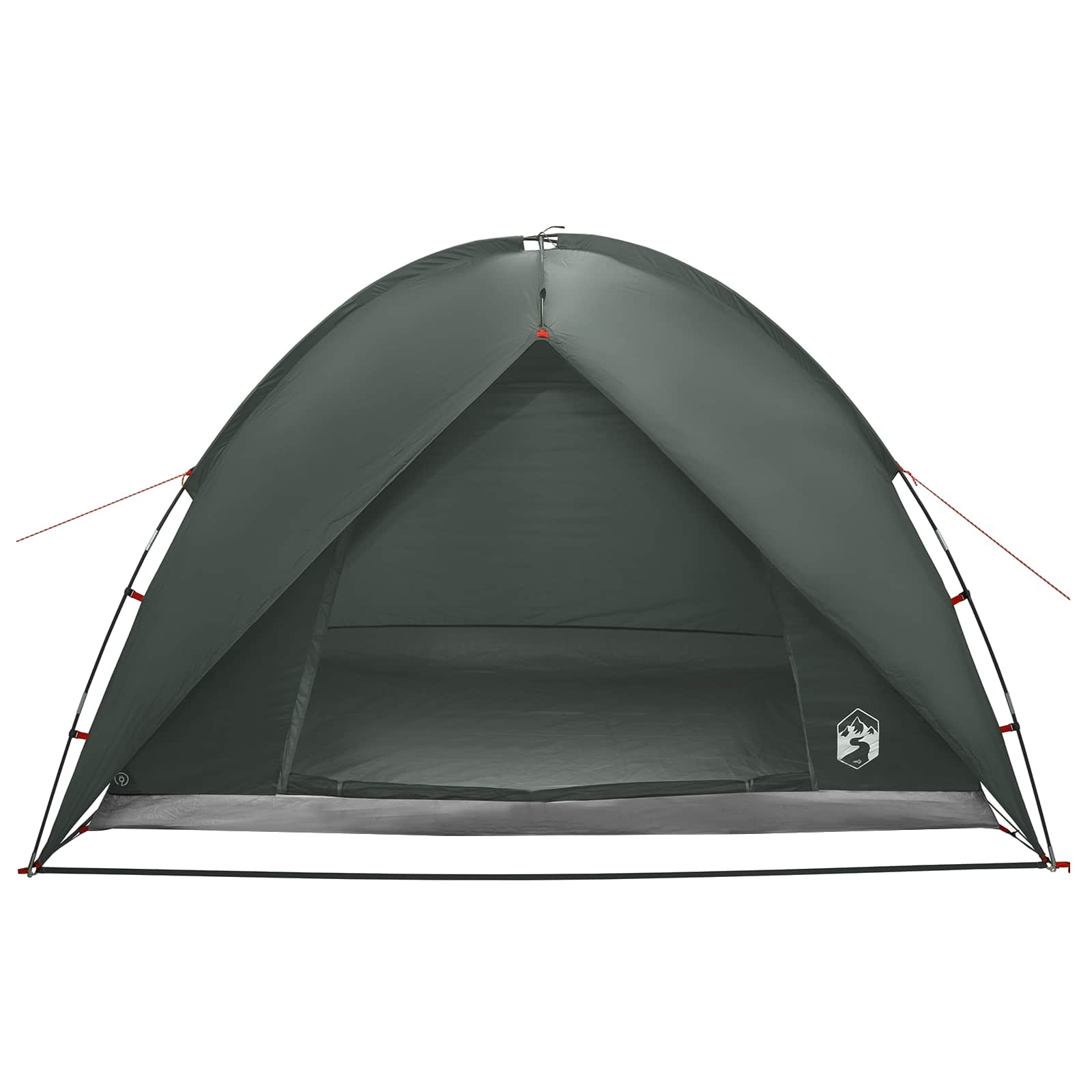 Camping Tent With Rainfly Water-Resistant Dome Army Green