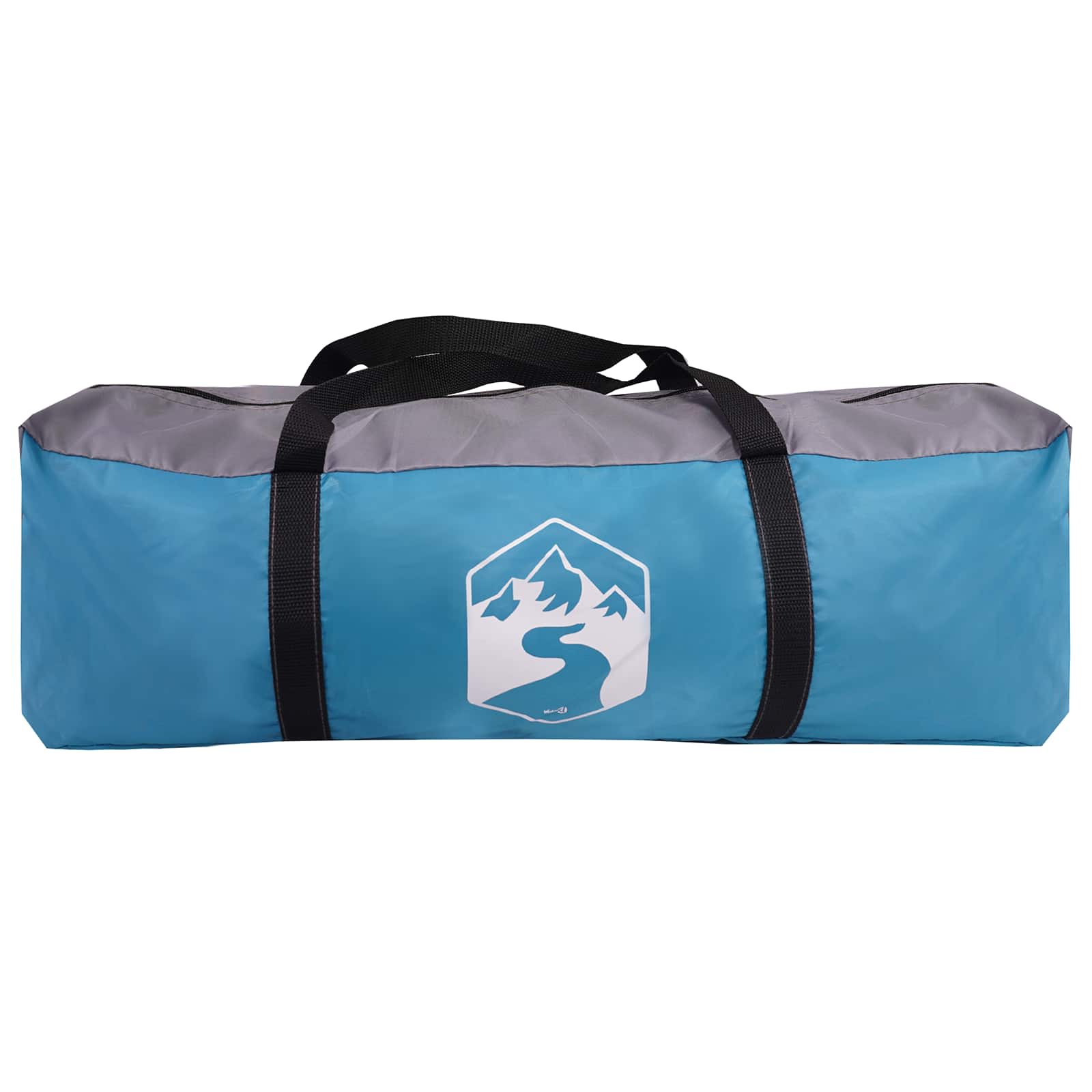 Camping Tent With Rainfly Water-Resistant Dome Blue