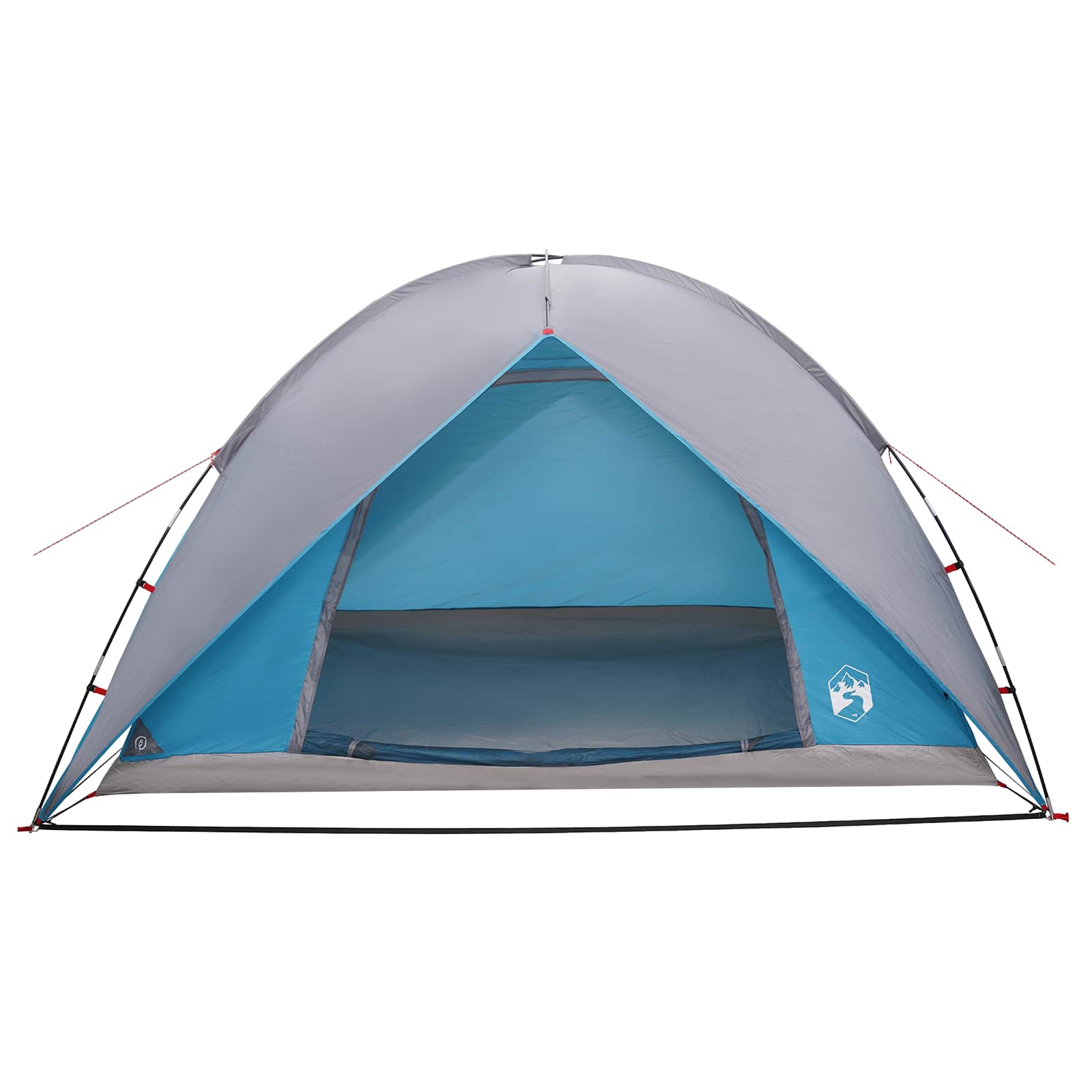 Camping Tent With Rainfly Water-Resistant Dome Blue