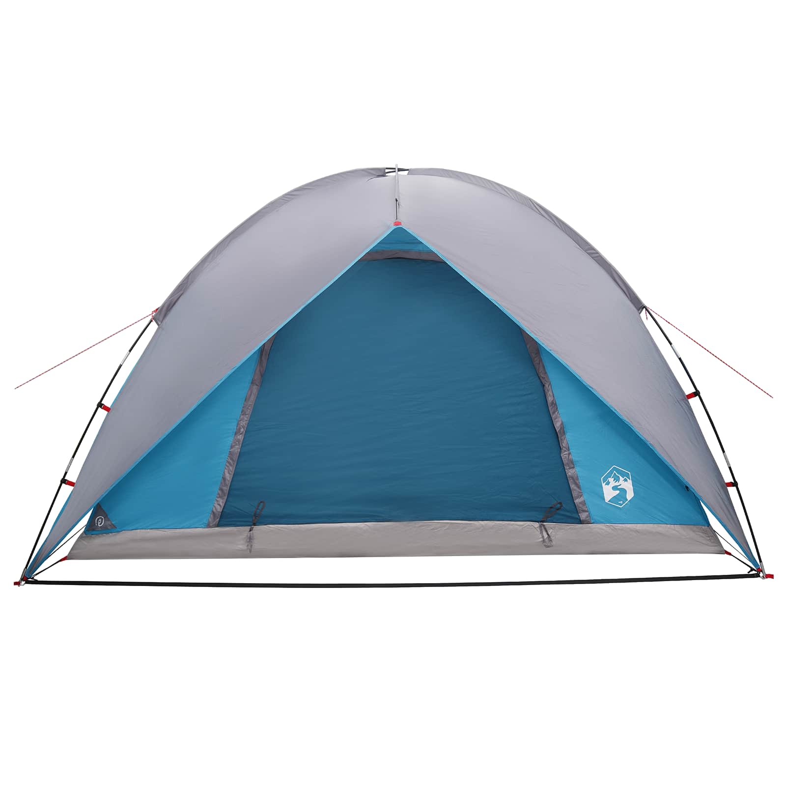 Camping Tent With Rainfly Water-Resistant Dome Blue