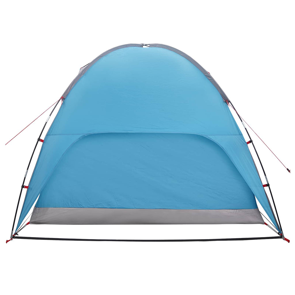 Camping Tent With Rainfly Water-Resistant Dome Blue
