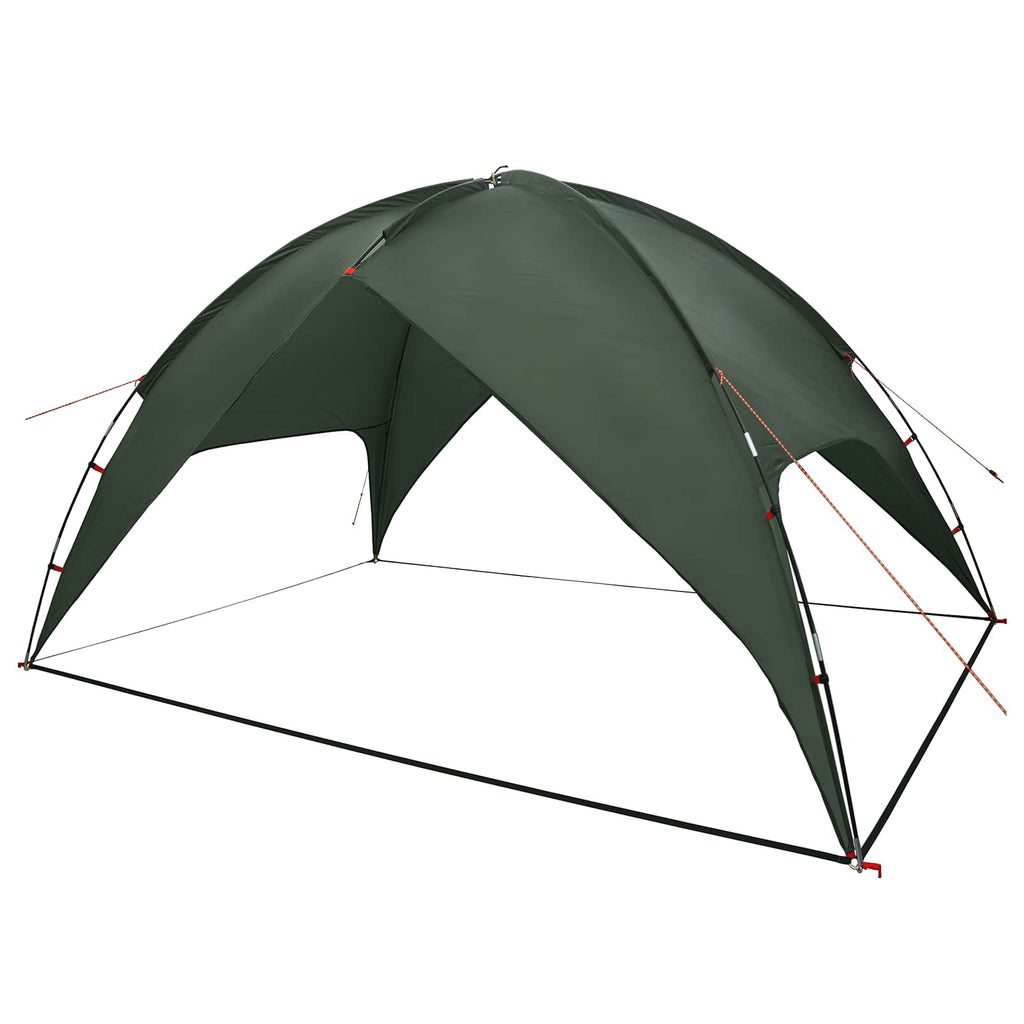 Camping Tent With Rainfly Water-Resistant Dome Army Green