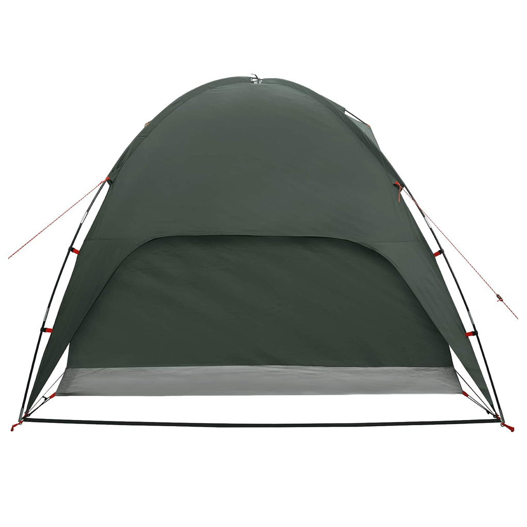 Camping Tent With Rainfly Water-Resistant Dome Army Green