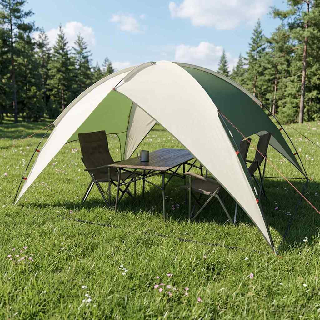 Tents Camping Tent Rainfly Water-Resistant Dome Green 360 cm