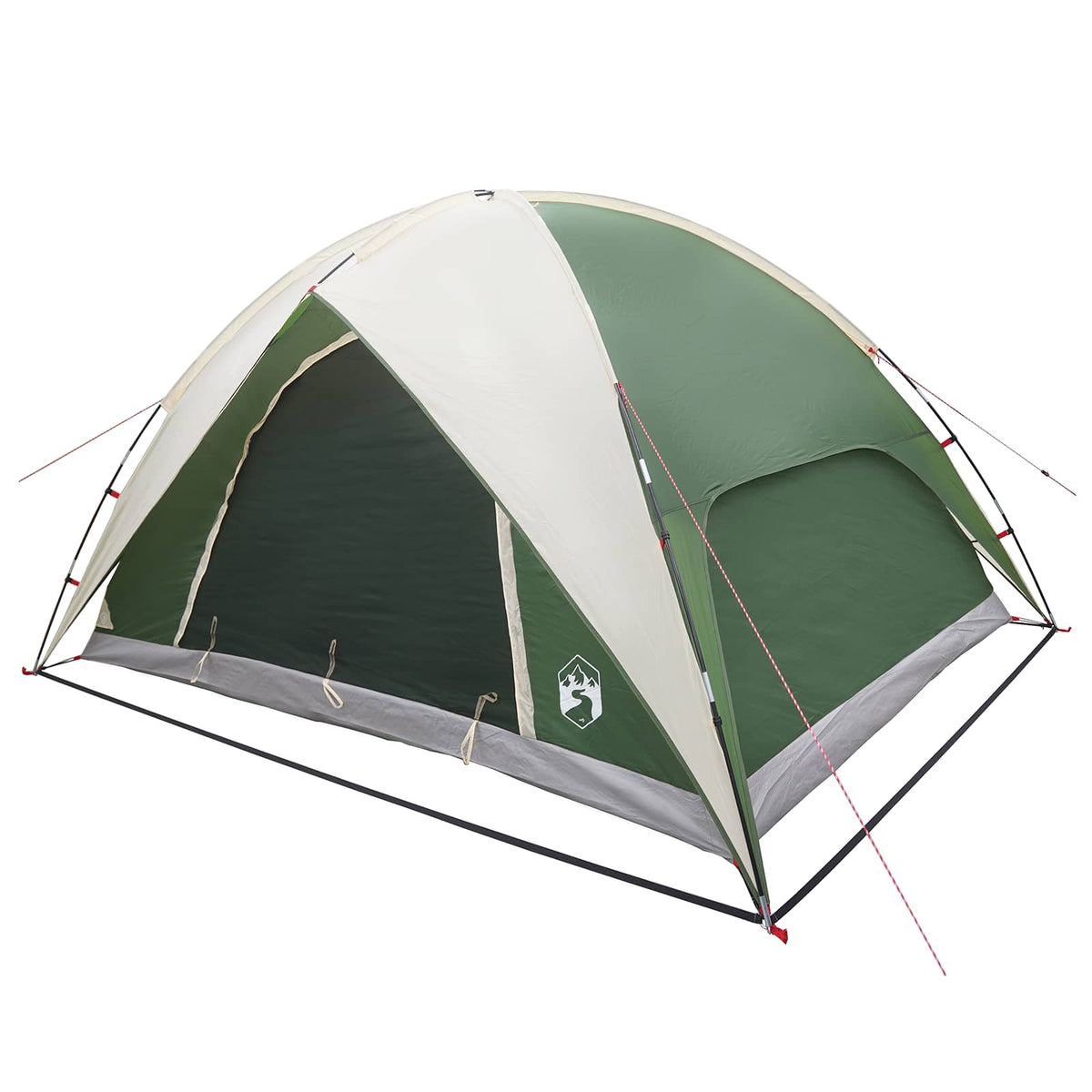 Tents Camping Tent Rainfly Water-Resistant Dome Green 360 cm