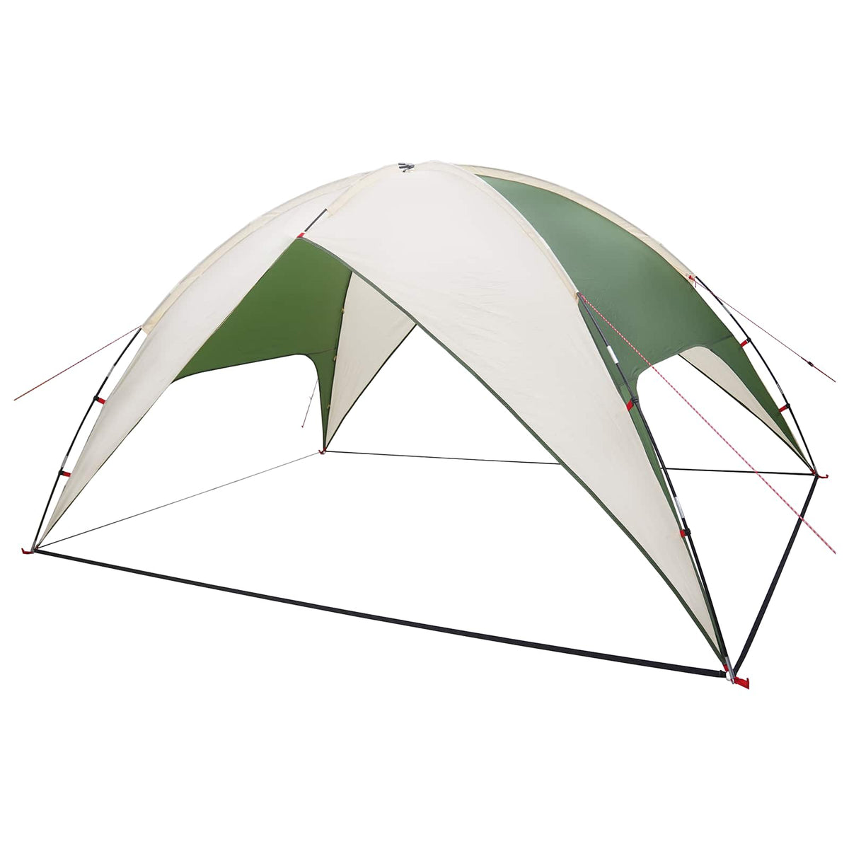Tents Camping Tent Rainfly Water-Resistant Dome Green 360 cm