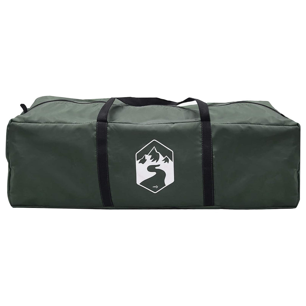 Camping Tent With Rainfly Water-Resistant Dome Army Green
