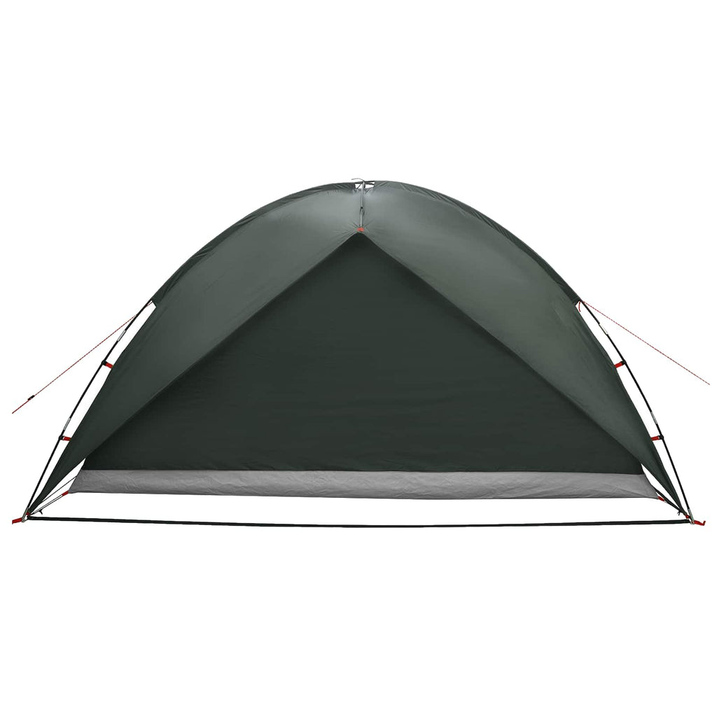 Camping Tent With Rainfly Water-Resistant Dome Army Green
