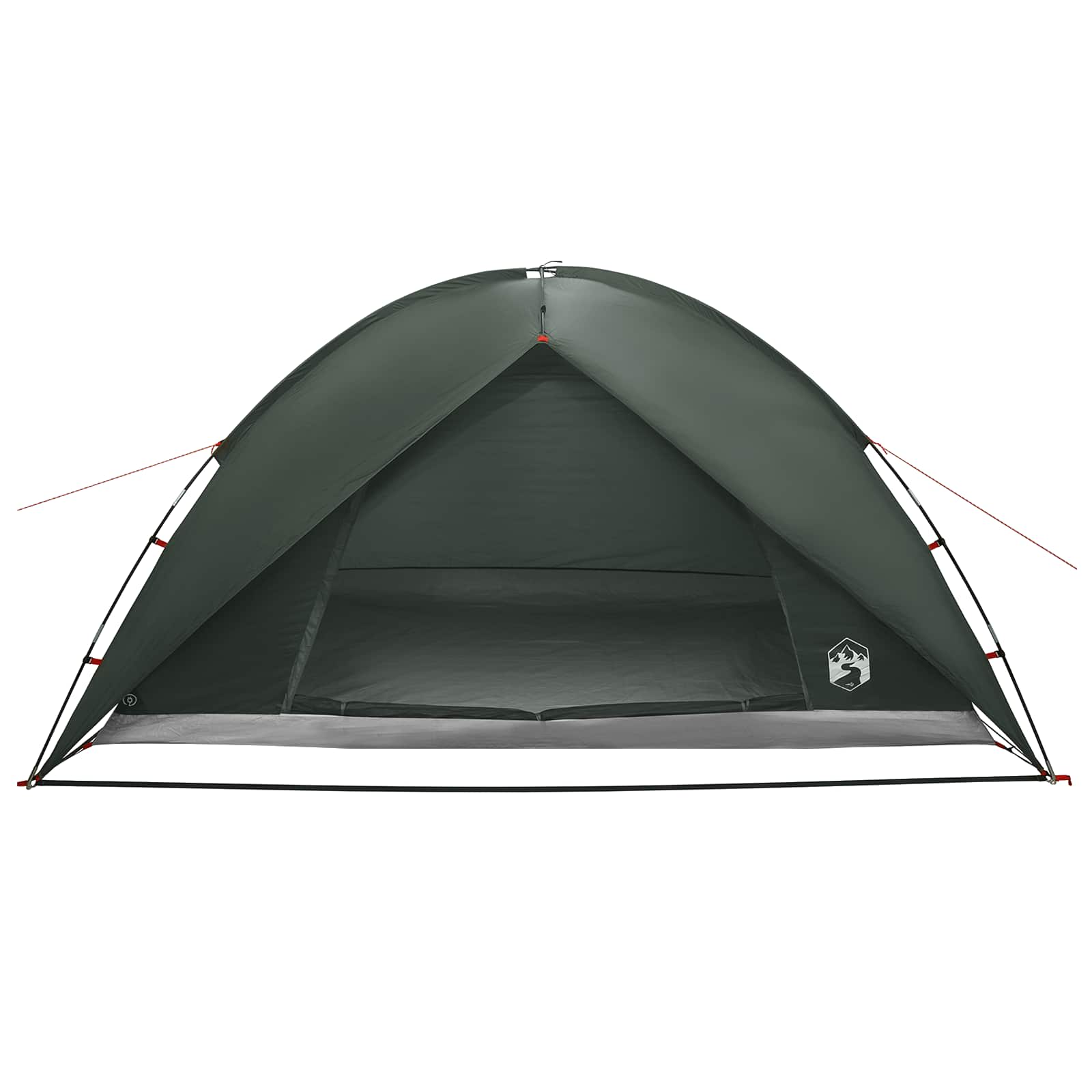 Camping Tent With Rainfly Water-Resistant Dome Army Green