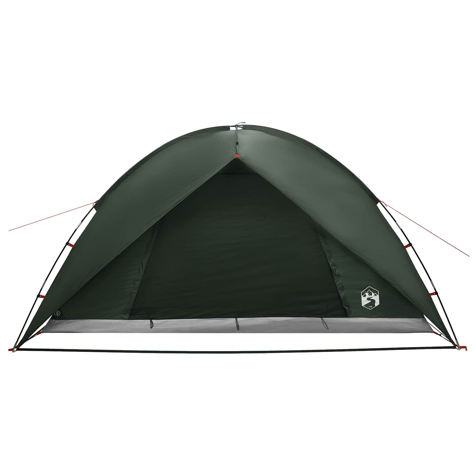 Camping Tent With Rainfly Water-Resistant Dome Army Green